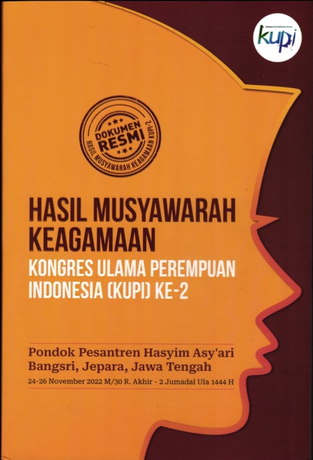 Hasil Musyawarah Keagamaan: Kongres Ulama Perempuan Indonesia (KUPI) Ke-2